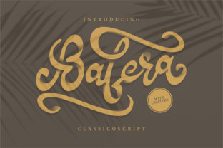 Bafera: A Timeless Script Typeface for Editorial Design