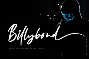 Billybond: A Bold Script Font for Editorial Design