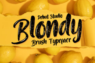 Blondy Font: A Handwritten Typeface for Branding