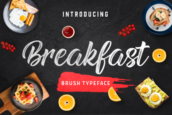 Breakfast Font: Authentic Script for Crafters