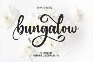 Bungalow: A Modern Script Font for Editorial Design