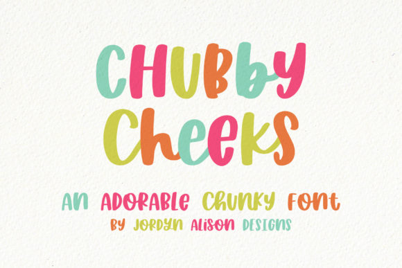 Chubby Cheeks: A Bold Handwritten Font for Web Design