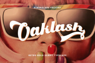 Designing With Oaklash: A Bold Script Typeface