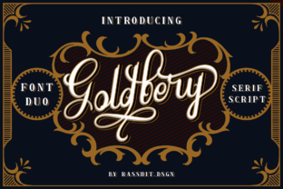 Goldbery Font Review: Elegant Script for Luxury Brands