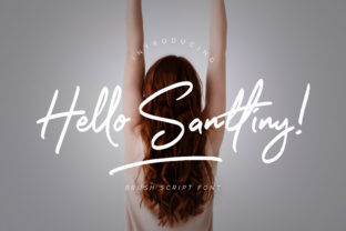 Hello Santtiny: A Bold Script Font for Branding