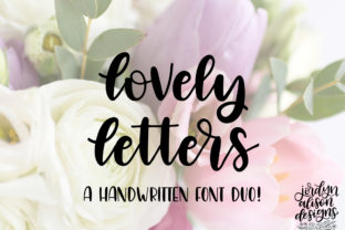 Lovely Letters: A Hand-Lettered Script Font for Crafters