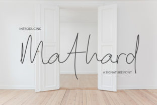 Mathard: A Handwritten Font for Authentic Branding