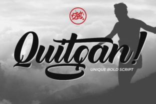 Quitgan: A Dynamic Script Font for Editorial Design