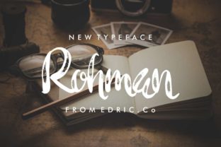 Rohman: A Bold Handwritten Font for Web Design