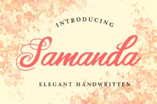 Samanda Font: Elegant Script for Makers