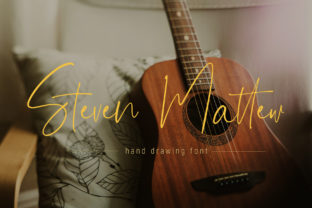 Steven Mattew: A Lively Script Font for Crafters