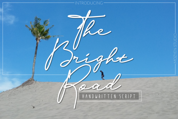 The Bright Road: A Bold Script Font for Web Design