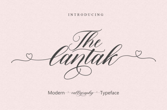 The Lantak Font: Elevating Web Design with Modern Script