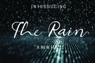 The Rain Font: Elevating Brand Identity with Elegant Script